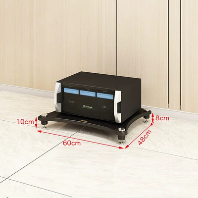 Amplifier Rack, Amplifier Cabinet, Home Theater Equipment Cabinet, Movable Speaker, Audio System, Cd, Tube Amplifier, Shock-Absorbing Stand (Electric car big tripod) - black-layer