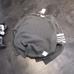 TB 25春秋華夫格丸首衛衣男女同項シンプル学院風高品質長袖クロスボーダー生放送
