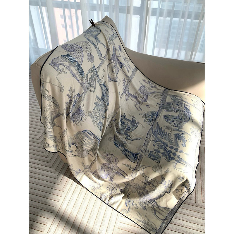 High-end 26 new model Magic Horse Knight 140 large square scarf, silk cashmere scarf for women, suitable for air-conditioned rooms and as a shawl High-end 26 new model Magic Horse Knight 140 large square scarf, silk cashmere scarf for women, suitable for air-conditioned rooms and as a shawl