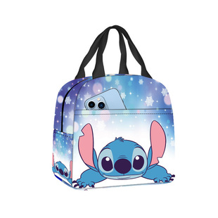 Factory supply Amazon lunch bag custom children's lunch bag student handbag digital full print picnic bag