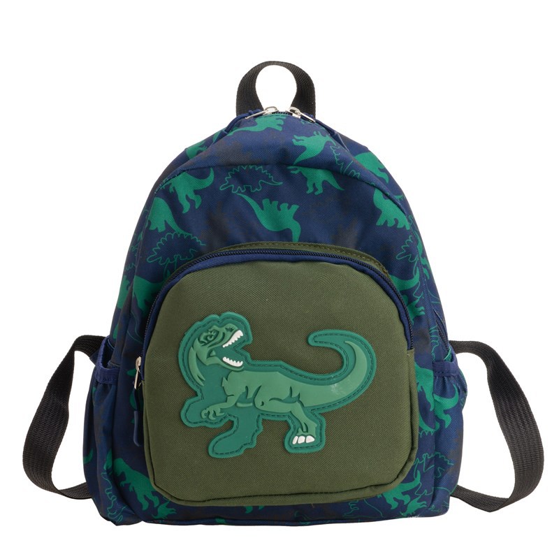 2025 nueva mochila de dinosaurios infantil impresa de dibujos animados encantadora mochila para estudiantes de jardín de infantes
