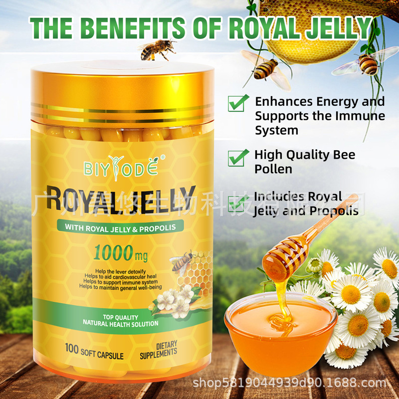 Royal Jelly Capsules Low Moq Helps to Support the Immune System