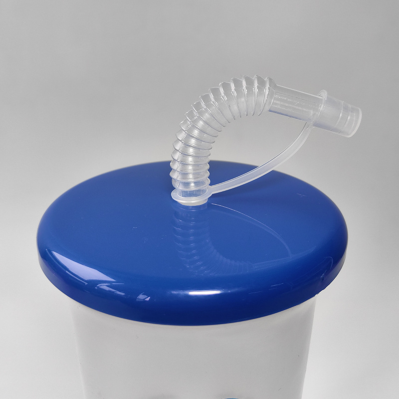 Taza de paja de 32oz de venta directa Taza creativa publicitaria Taza de té con leche Regalo promocional Taza de plástico de 900ML Taza de PP con logotipo