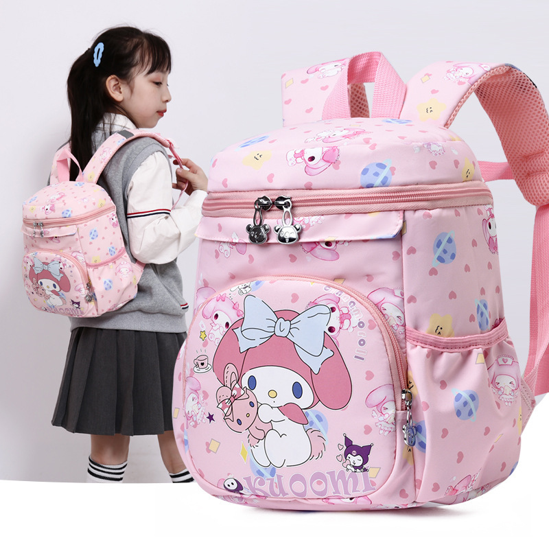 Nuevo tipo de mochila infantil para niños clase pequeña niñas niñas lindas bolsas de dibujos animados ocio versátil al aire libre bocadillos de hombro