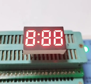 Factory Direct Supply of 3-Digit Led Digital Tube, Common Cathode Red Light Digital Tube, Double Row 11 Feet, 3 8 with Clock Display