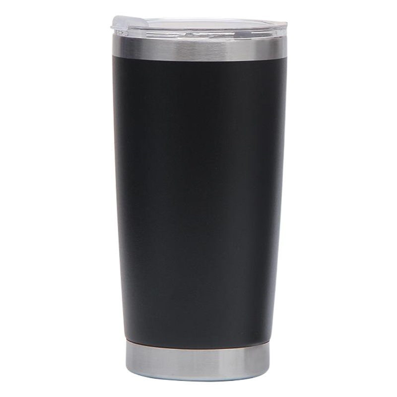 Transfronterizo 20oz taza del coche de pulverización de plástico 304 de acero inoxidable de comercio exterior de gran capacidad helado cerveza café Yeti taza de vacío