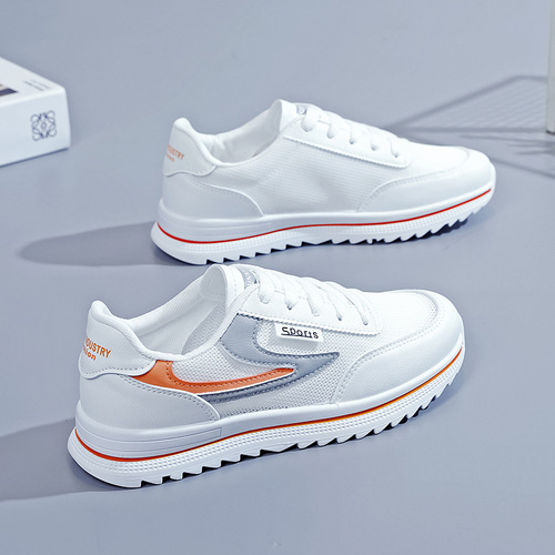 ins versatile Forrest Gump shoes women's  spring and autumn breathable student sports shoes women's Korean version running shoes B611