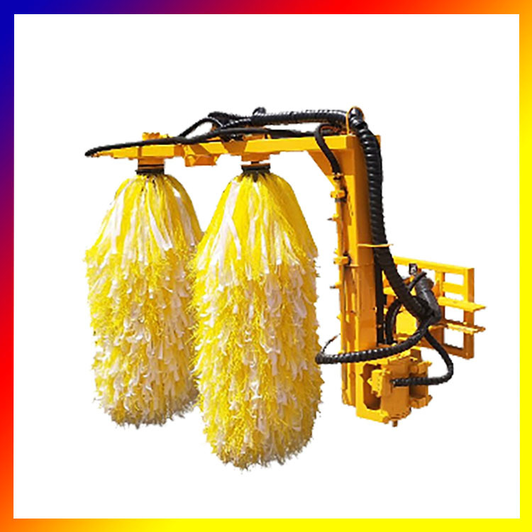 马路边波纹护栏清洗机遥控操作的护栏保洁设备护栏除灰清洁机械