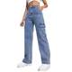 LAZADA Amazon AliExpress supply foreign trade tooling jeans women 2024 autumn and winter new Amazon eBay