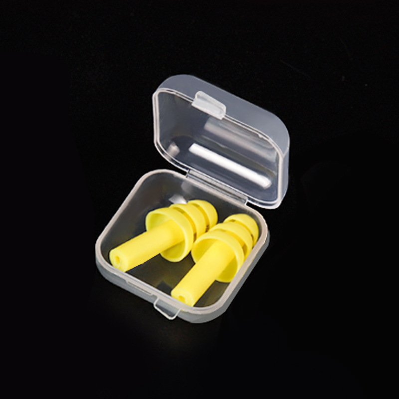Yellow pair of earplugs (boxed)