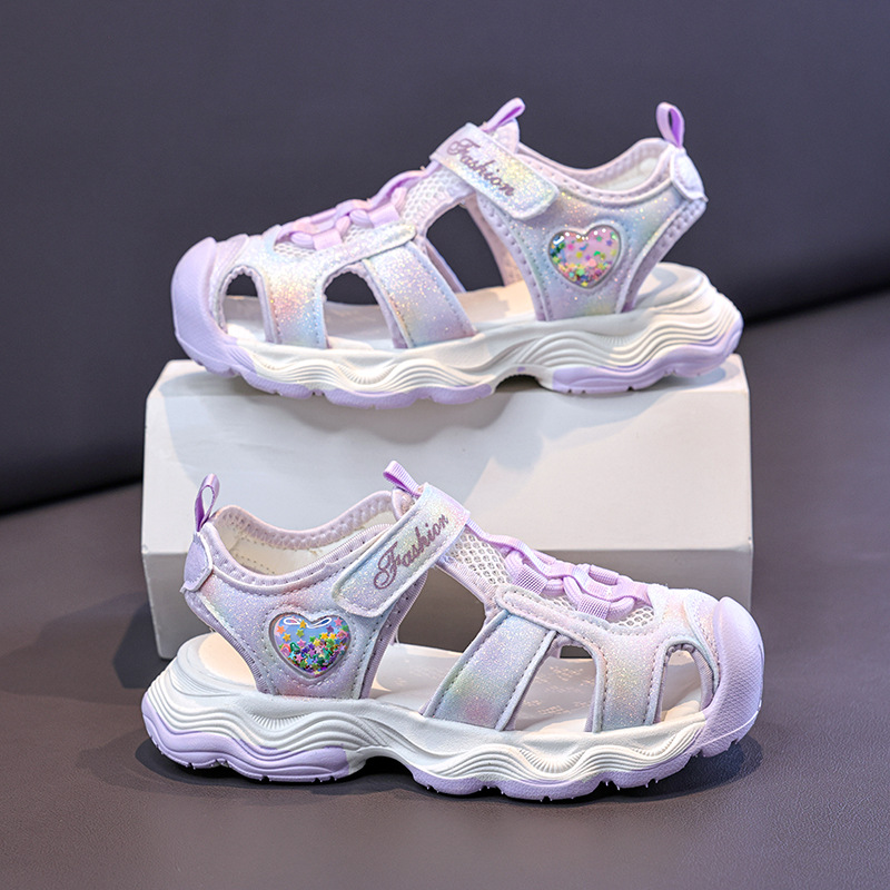 Sandalias deportivas para niños 2026 verano nuevo tipo de chicas cómodas zapatos de princesa universal zapatos de moda para niños zapatos casuales suaves image 5