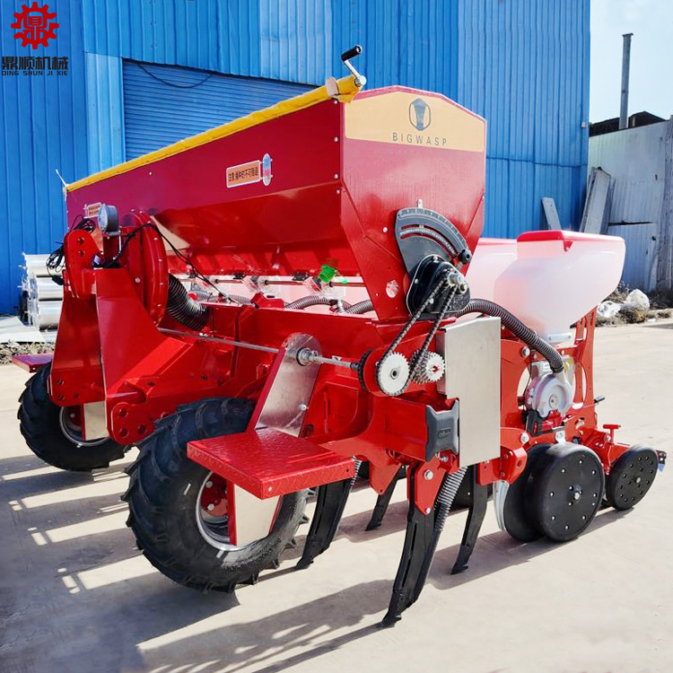 新款精量气吸玉米精播机 农用4/6/8行重型高粱葵花籽大豆施肥播种