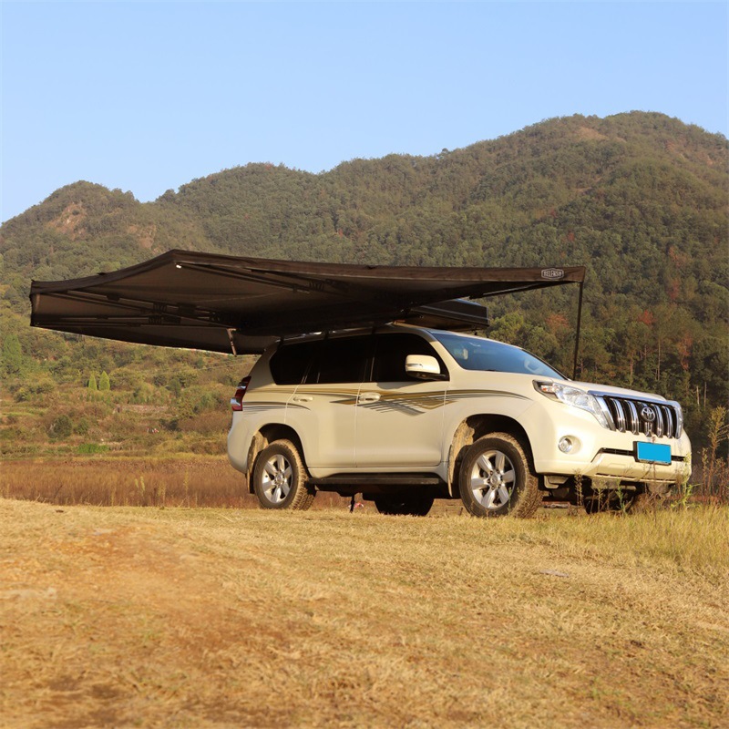270 degrees car side tent side Sky Tent Room rain-proof sun-proof legless fan-shaped tent large space Outdoor