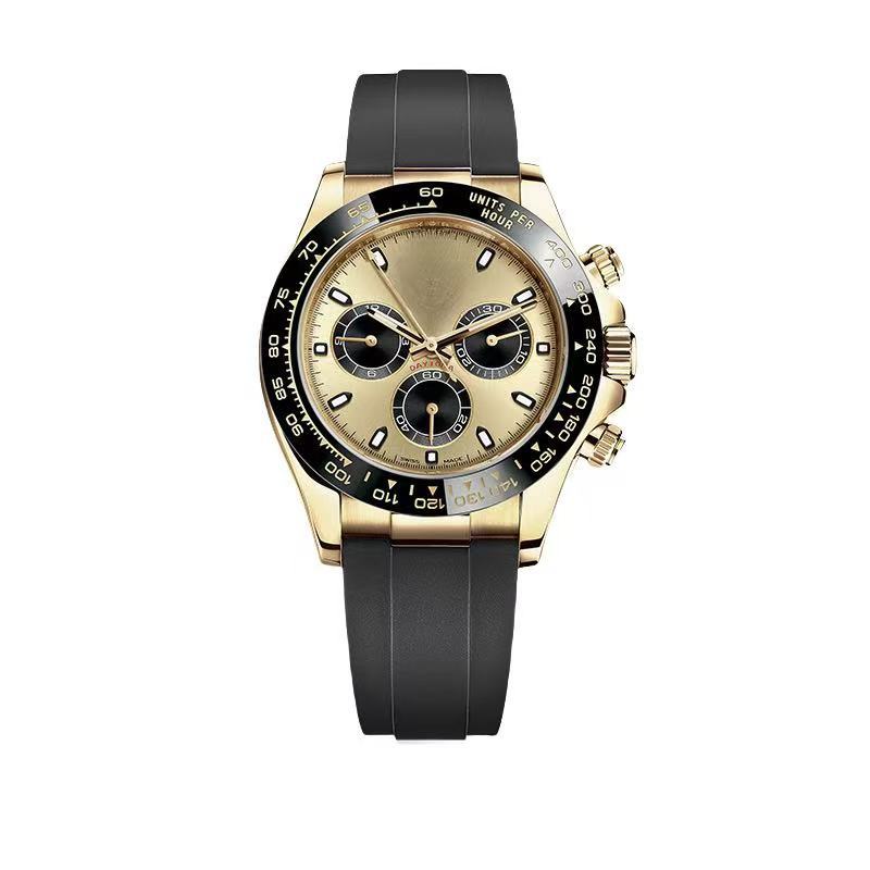 Reloj de la serie Laojia Dituna transfronterizo Panda Di Yacht Mingshi Reloj mecánico automático Green Jindi Daifa