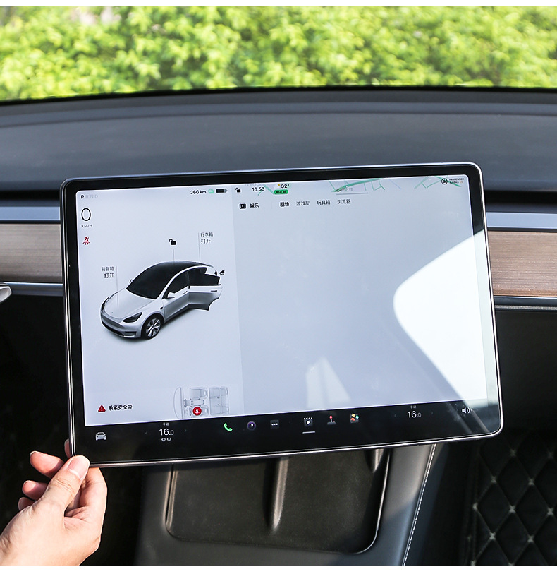 Suitable for Tesla model y/3 Central Control Screen Angle Adjuster ya Artifact Modified Screen Rotating Bracket