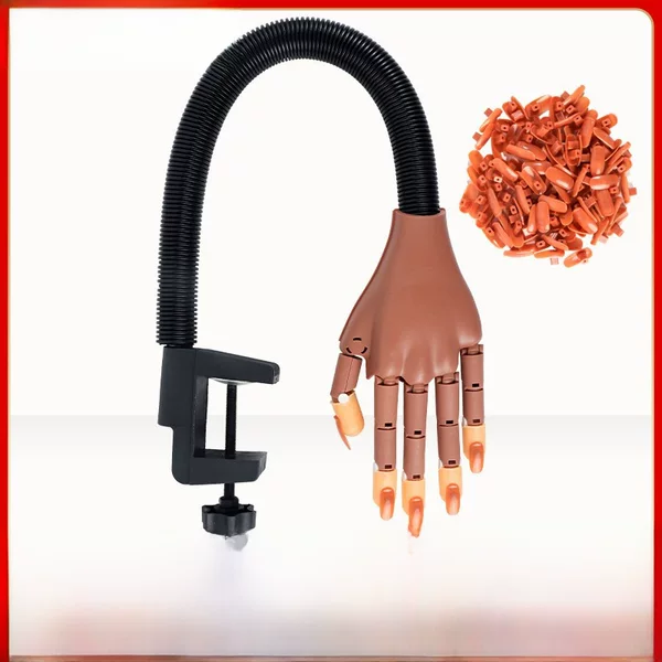 Cross-border Hot-selling Beauty Nail Art Tools Nail Art Hand Fake Hand Nail Art Practice Hand Joint Hand Activity Hand Model Fake Hand