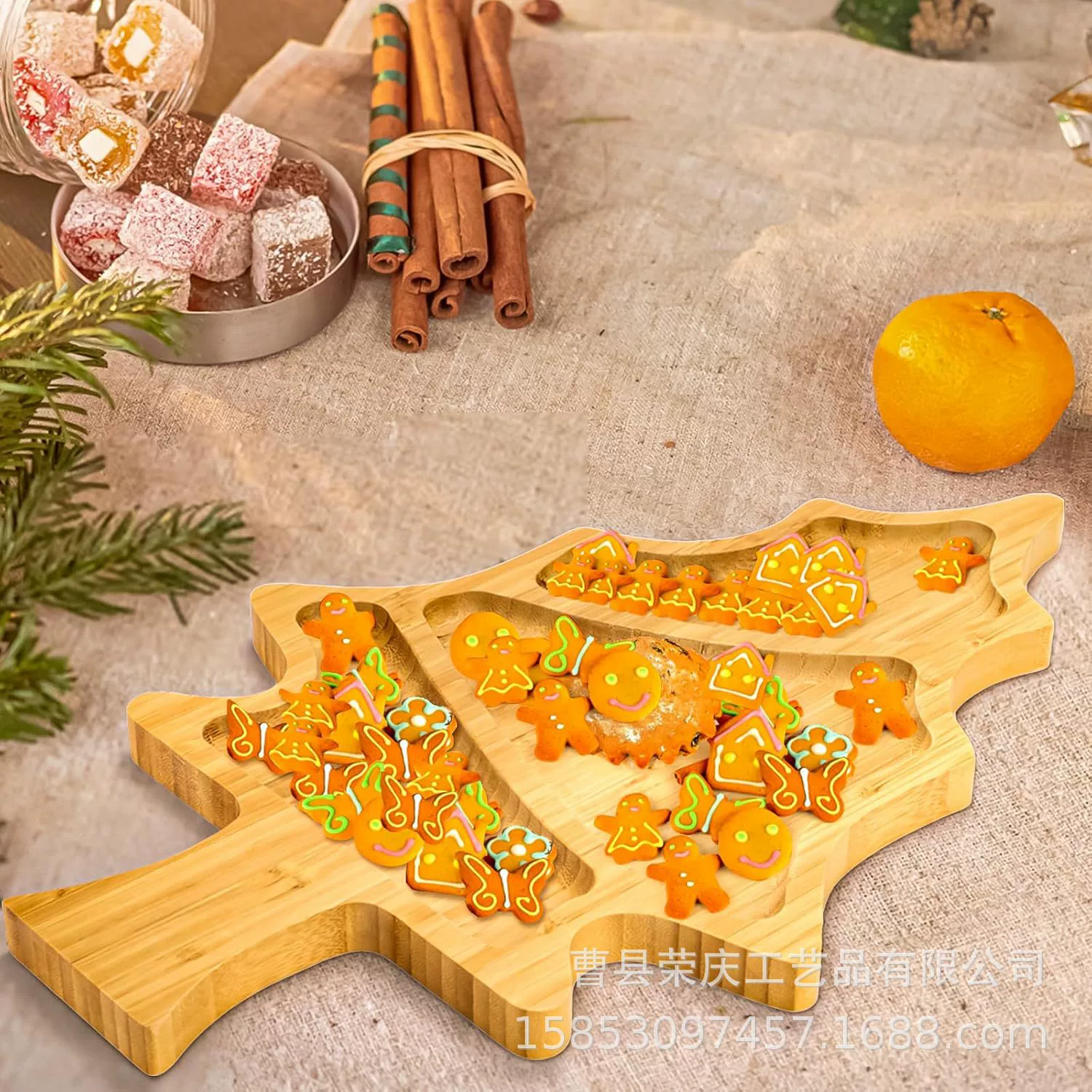 Бамбуковая рождественская сырная доска тарелка Рождественская елка доска для разделки тарелка для вечеринок столовые приборы закуски поднос для закусок