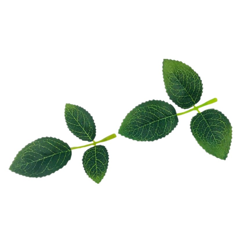 Simulación de mosaico de seda de la planta de flores de malla hojas verdes al por mayor diy almohadilla de mesa de flores de pared