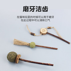 Catnip ball, cat teaser wand, Japanese skunk cabbage, chew toy, cat supplies, self-entertainment, cat amusement, cat broom, rattle