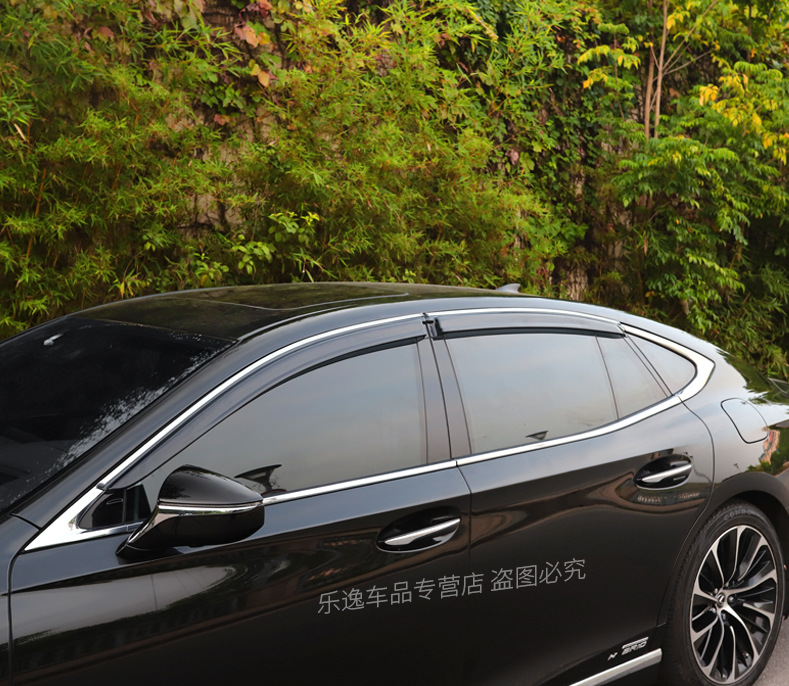 Suitable for 2018-2026 Lexus LS500h/350 models: window rain visors, rain guards, and rain deflectors for modification
