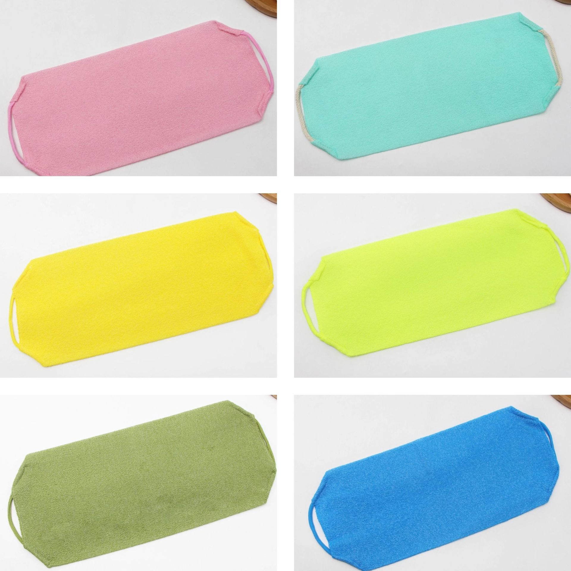 Esponja de espalda elástica, toalla de baño extensible, toalla de sauna de nailon de tira larga, exfoliante y removedora de impurezas para uso doméstico.