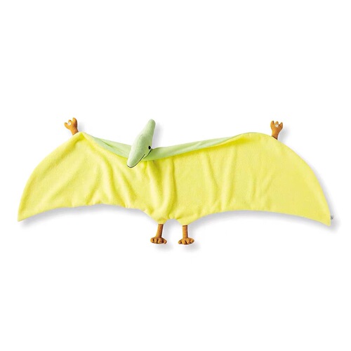 Dropshipping Japanese pterosaur shawl creative cute soft terry cloth indoor warm shawl bath towel air conditioning blanket