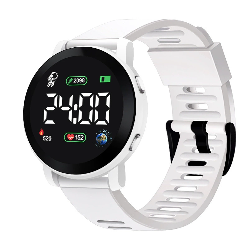 Children's Digital Travel Watch — Waterproof, Silicone Strap, Time & Date Display (Multiple Colors)