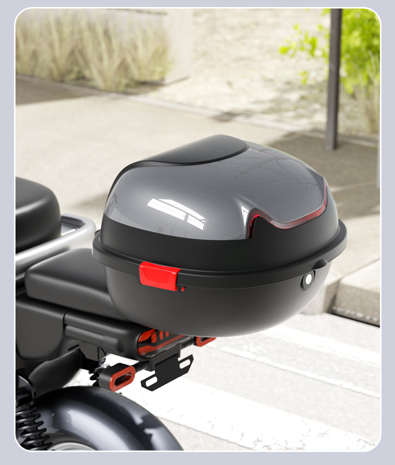 Electric vehicle trunk, Yadi, Aima, Tailg, large-capacity battery vehicle storage box, rear seat back storage box