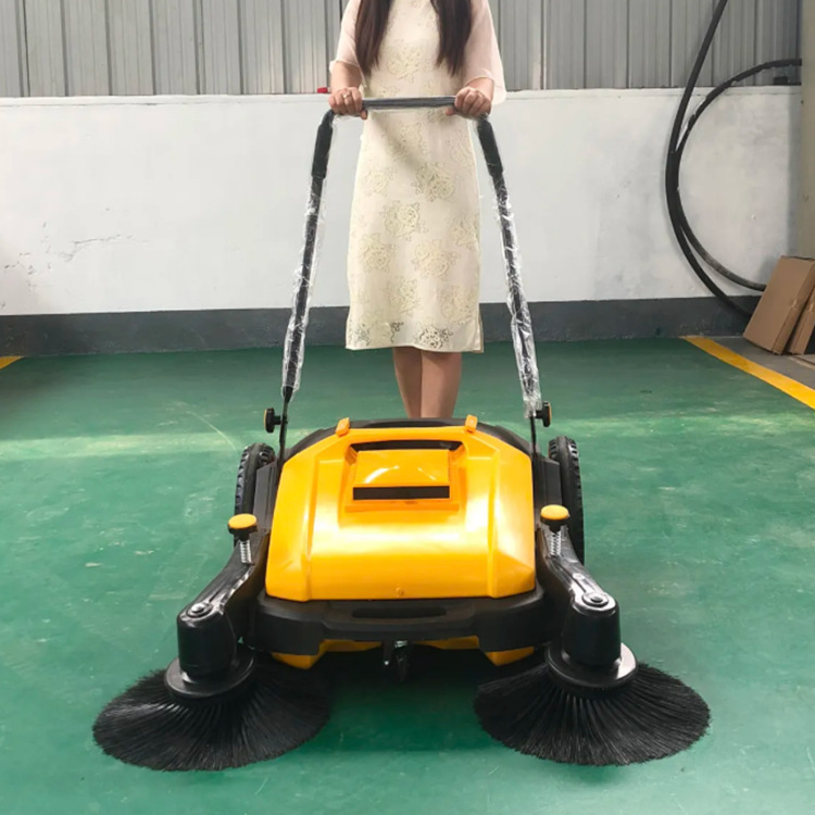 车间工业仓库养殖场清洁道路粉尘清扫车工厂手推式无动力扫地机