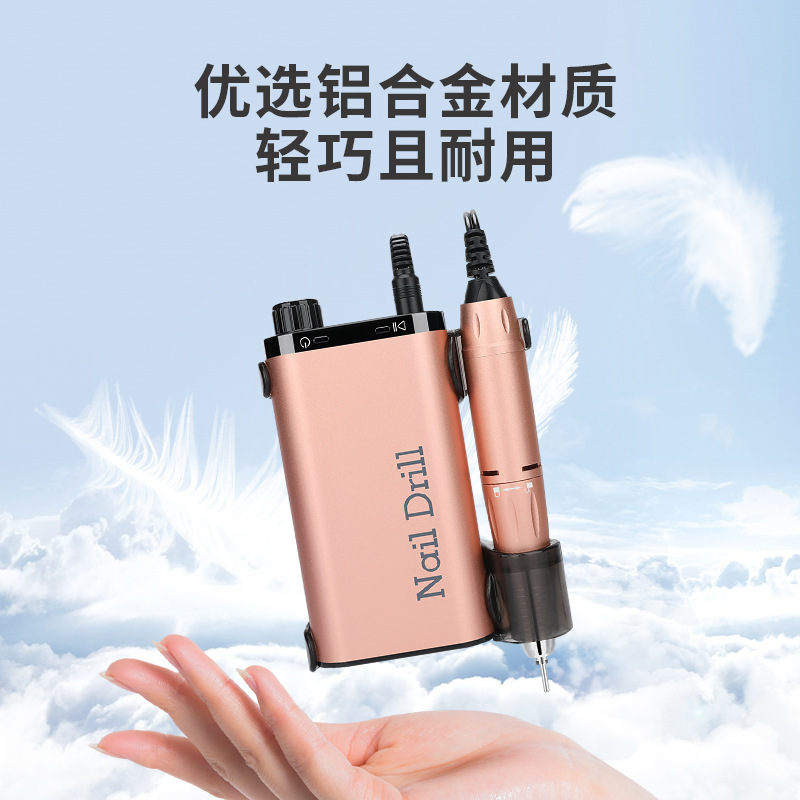 Nueva recargable de uñas máquina de pulir eléctrico de uñas removedor de uñas clip trasero máquina de pulir de uñas para la manicura