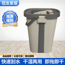 平板拖把2025新款加厚刮刮乐拖把懒人家用免手洗拖把桶吸水拖把