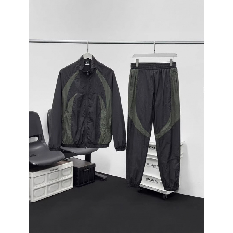 Spring and Autumn Trendy Brand Casual Sports Suit 2026 New Stylish Long Jacket and Long Pants Set Outfit Spring and Autumn Trendy Brand Casual Sports Suit 2026 New Stylish Long Jacket and Long Pants Set Outfit