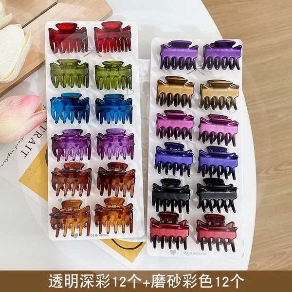 Transparent matte set
