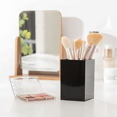 Unprinted style transparent acrylic pen holder student stationery storage box simple personalized desktop debris storage box