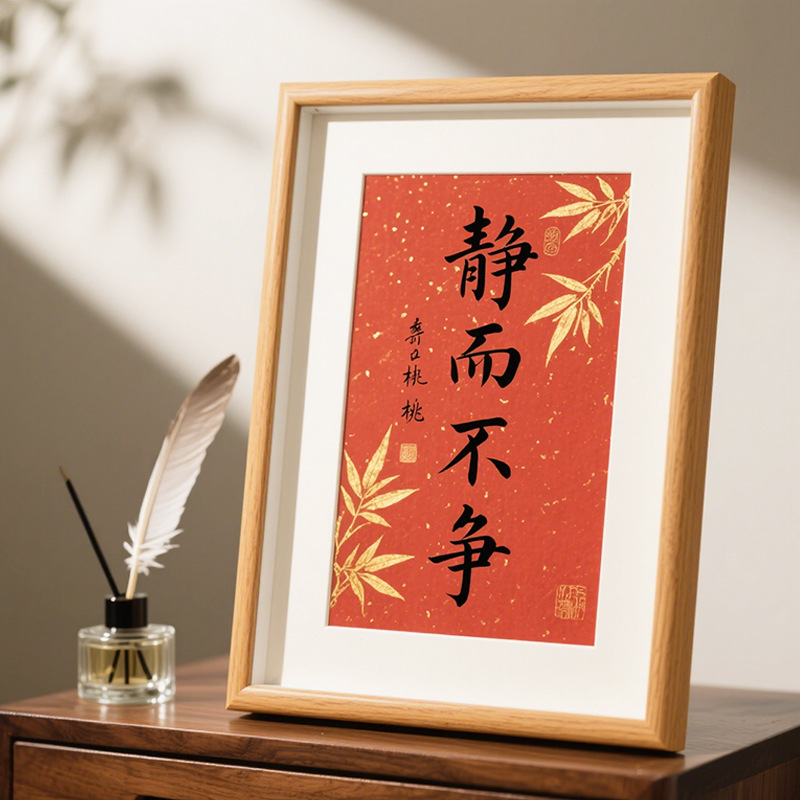 Calligraphy Ornaments Handwritten Calligraphy Picture Frame Manufacturer Wholesale Direct Sales 5 Inches 6 Inches 7inch 10inch Desktop Table Mounting Photo Frame Calligraphy Ornaments Handwritten Calligraphy Picture Frame Manufacturer Wholesale Direct Sales 5 Inches 6 Inches 7inch 10inch Desktop Table Mounting Photo Frame