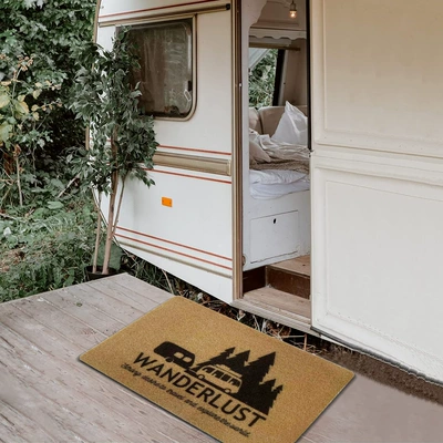 Avtomobil döşəmə paspasları Mat for Dust Removal, Pvc - forest-car-4060cm