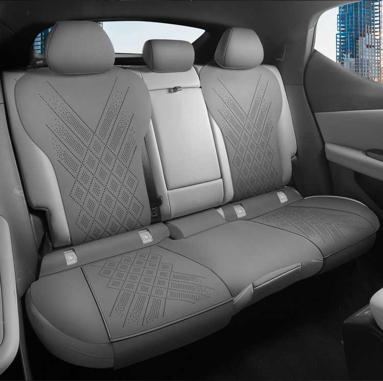 25 Lynk & Co Z20 Special Car Seat Cushions, Four-Season Suede Leather Saddle Cushions, Semi-Enclosed Ventilated and Breathable Seat Covers