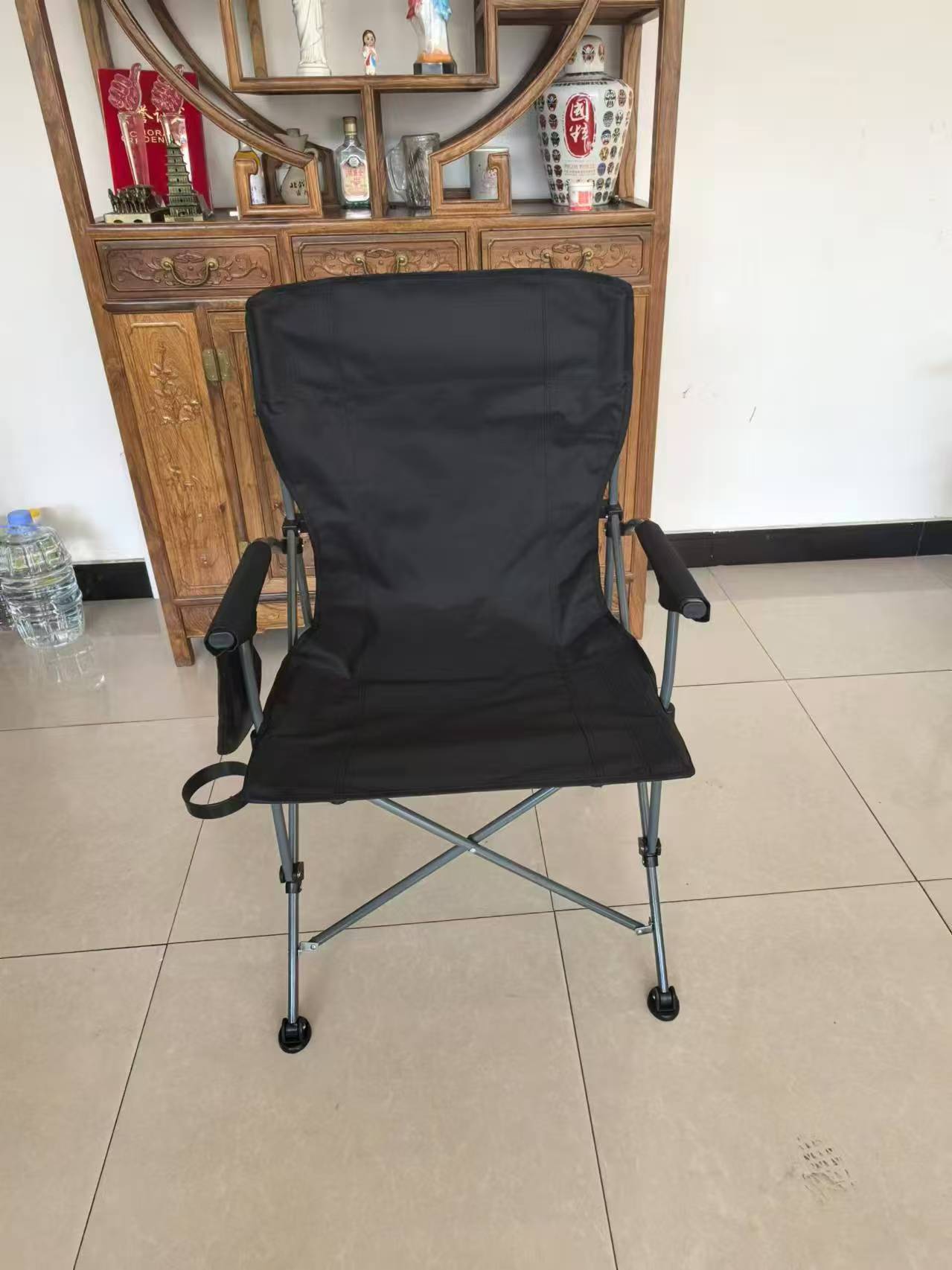 말굽 의자 블랙 일반형