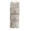 Hanging organiser, remote control, cloth, wall storage bag, storage system, cotton and linen