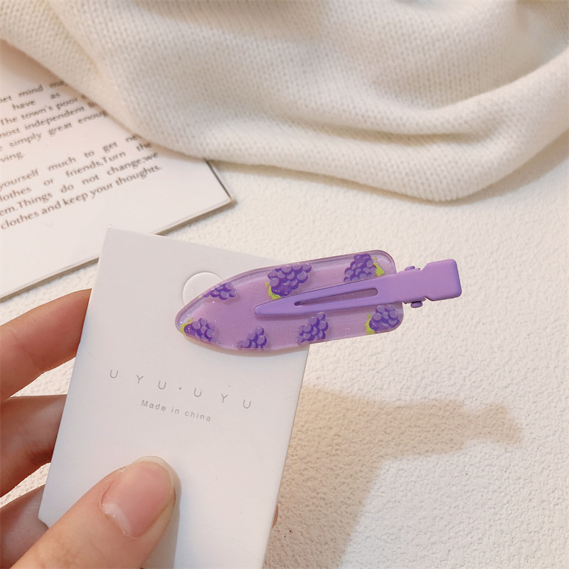 Un par de impresión de arco para niñas pinzas de cabello sin marcas de dibujos animados para mujeres adorables pinzas de cabello para el cabello de bordas rotas image 16