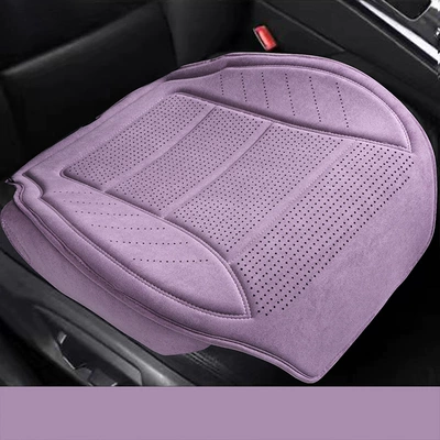 Car Seat Cushion for: Seat cushion, seat cover - latex-suede-purple-1-square-mat