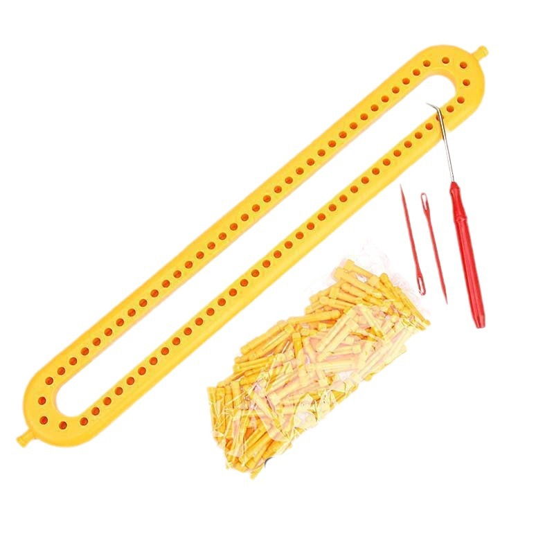 Bufanda sombrero tejer artefacto lana hecho a mano DIY tejer suéter perezoso tejido bufanda herramienta traje