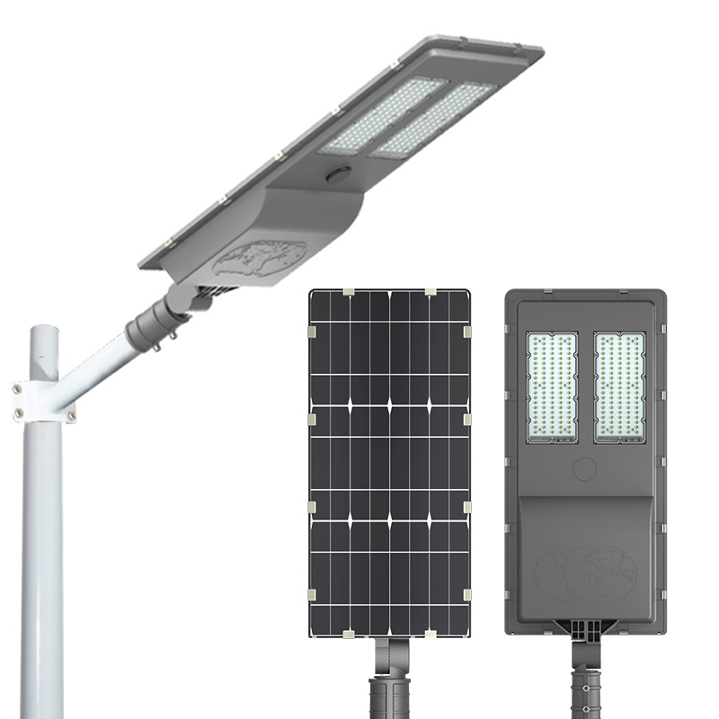 Solar al aire libre lámpara patio iluminación rural impermeable 10000W de alta potencia super brillante integrado LED lámpara de calle
