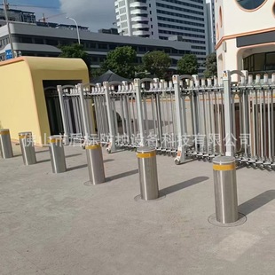 Hydraulic Fully Automatic Adjustable Road Pile Finished Telescopic Electric Vehicle Block Removable Bollard School Garden Scenic Roadblock