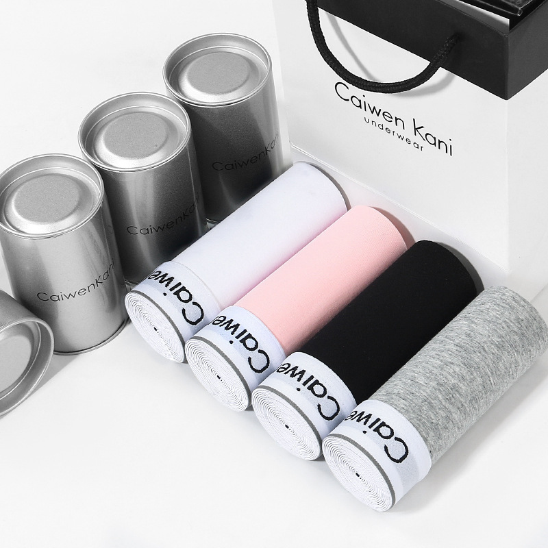 068 silver cans four [white+powder+black+gray]