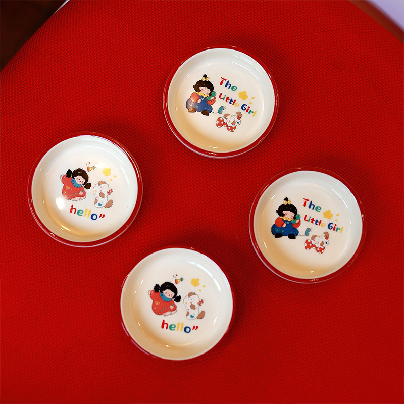 Los nuevos platos de cerámica japoneses diarios para niñas y cachorros de Shane