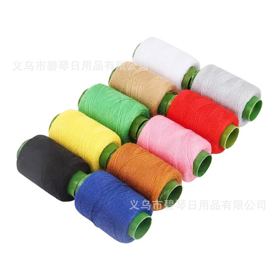 Household Sewing Thread Color Small Roll 302 Repair Thread Black Thread White Thread Red Thread Pagoda Hand Sewing Clothes Needle