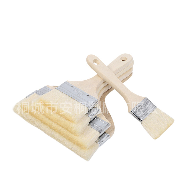 Antong lana cepillo de piel suave pintura de látex pintura cepillo de pintura sin costura cepillo de limpieza aceite barbacoa cepillo para hornear