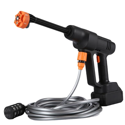 High pressure car wash water gun: battery rechargeable water grab powerful supercharged