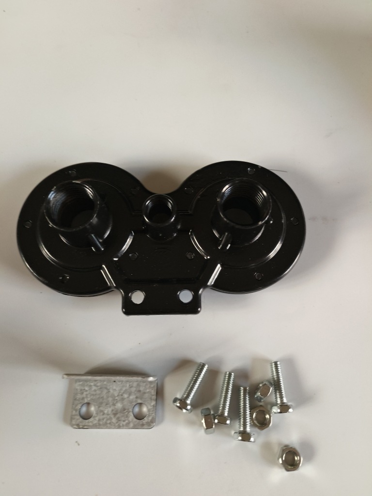Truck Air Horn Accessories Alloy Horn Tube Base Solenoid Valve Metal Double Tube Universal Modified 12V24V Horn